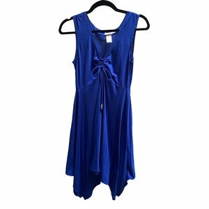 🖤5/$20 Royal Blue Shark Bite Hem Dress